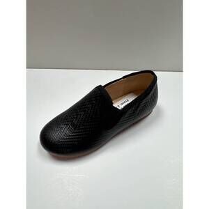 NEW 1936 girl's gianna classic slip on in black embossed